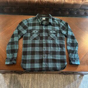 The Flat Head Block Check Flannel Shirt